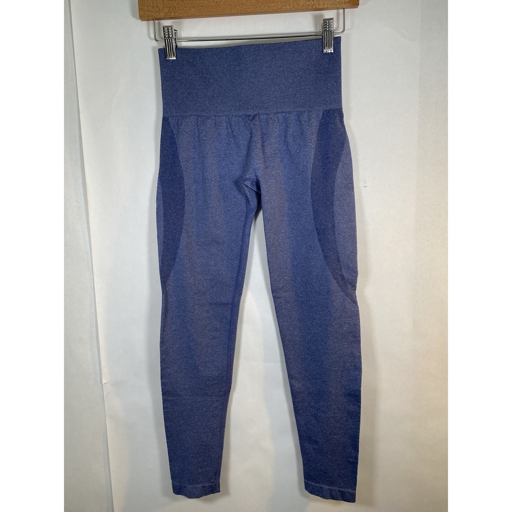 NVGTN Contour Seamless Leggings Womens Sz S Blue Activewear Athleisure Yoga